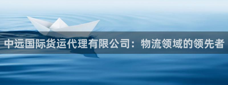 尊龙凯时取款一直支付中：中远国际货运代理有限公司：物流领