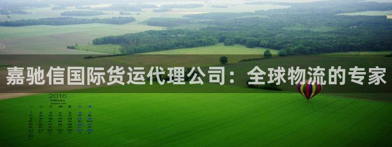 尊龙凯时线下赌场：嘉驰信国际货运代理公司：全球物流的专家
