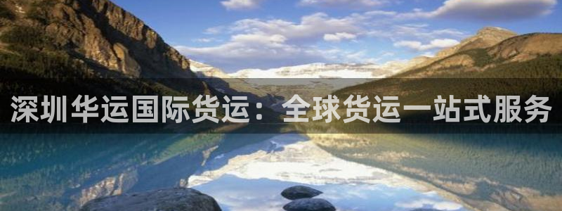 尊龙凯时代理：深圳华运国际货运：全球货运一站式服务